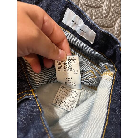 Adam Et Rope Womens Dark Wash Wide Leg Flare Jeans Size Japanese 34 US 26 - Picture 4 of 8